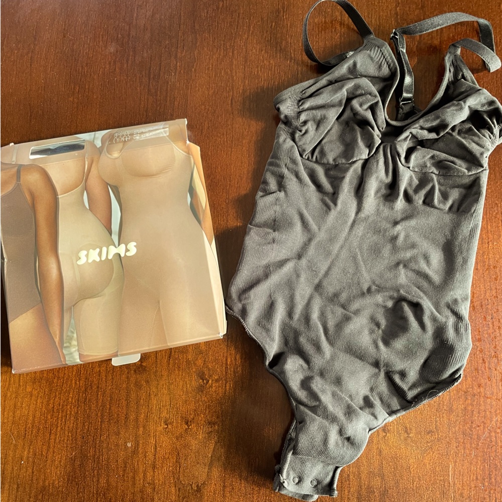 SKIMS sculpting thong bodysuit
